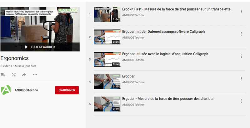 Video Ergobar und Ergonomie